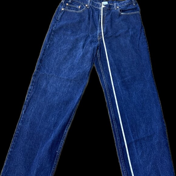 LEVIS 550 MENS RELAXED FIT COTTON JEANS 42X30 Blue #005500216 W42L30 - Picture 5 of 7